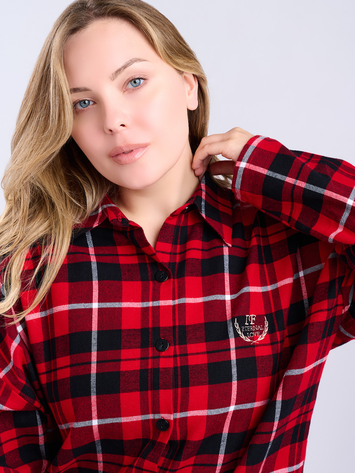 Сорочка домашняя Indefini (Арт. 5200SDX) Сорочка домашняя Indefini (Арт. 5200SDX)